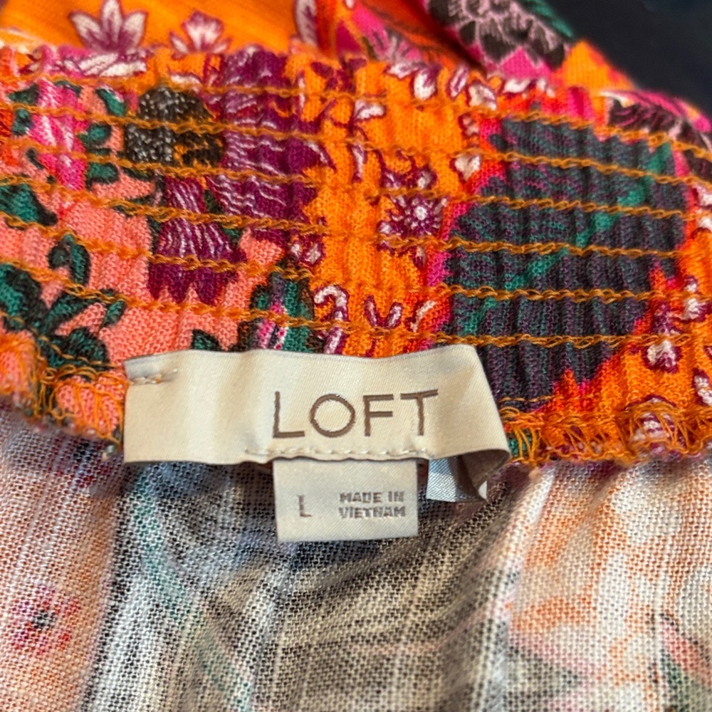 LOFT Multicolor Floral Maxi Skirt - Picture 2 of 5